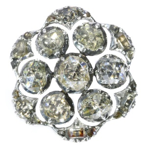 Intriguing History: Georgian Era Silver Button with Diamonds